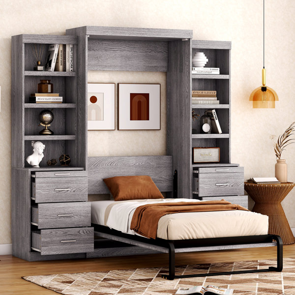 Loon Peak® Metal Murphy Bed Wayfair